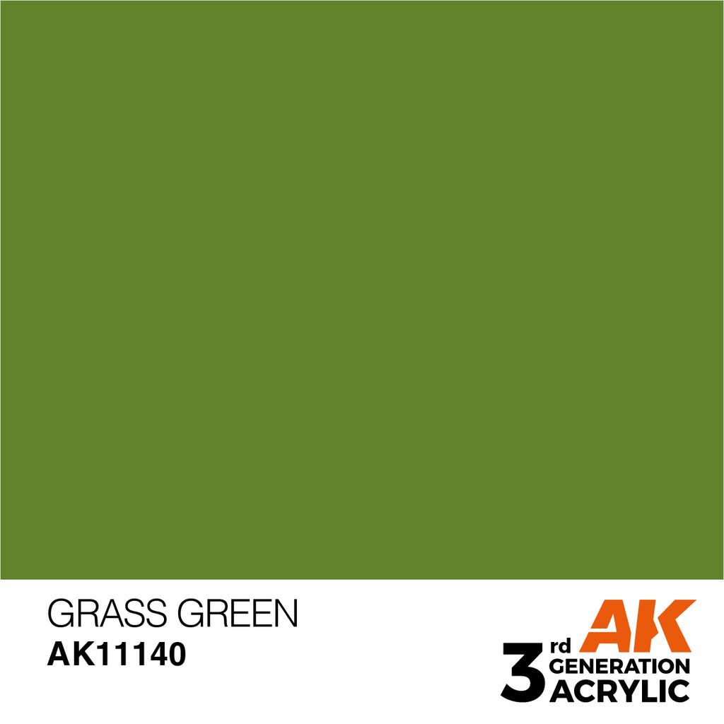 3Gen Acrylics: Grass Green - Standard LTG AK-11140