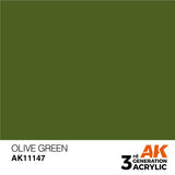 3Gen Acrylics: Olive Green - Standard LTG AK-11147