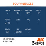 3Gen Acrylics: Deep Blue - Intense LTG AK-11182