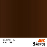 3Gen Acrylics: Burnt Tin - Metallic LTG AK-11198