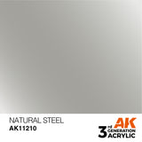 3Gen Acrylics: Natural Steel - Metallic LTG AK-11210