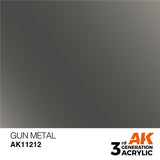 3Gen Acrylics: Gun Metal - Metallic LTG AK-11212