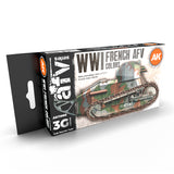 AFV Series: WWI French AFV Colors LTG AK-11660
