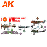 3Gen Acrylics: Air Series - WWI German Aircraft Colors SET LTG AK-11710