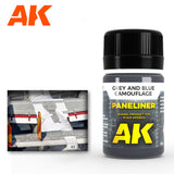 Air Series: Paneliner for Grey and Blue Camouflage 35ml LTG AK-2072