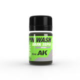 Pin Wash: Dark Sepia 35ml LTG AK-324