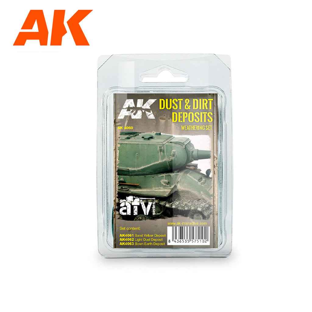 AFV Series: Dust and Dirt Deposits Weathering Set LTG AK-4060