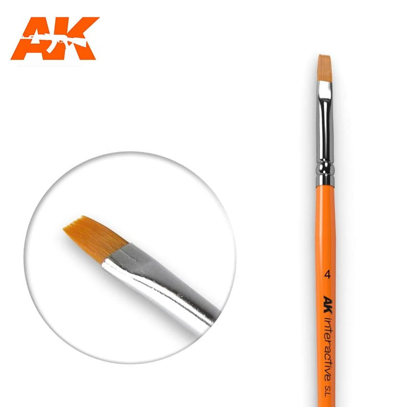 Flat Brush 4 - Synthetic LTG AK-610
