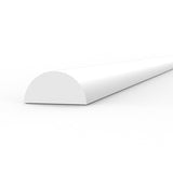 Styrene Half Cane - 3.00 x 350mm x 3 Units LTG AK-6553