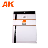 Styrene Sheets Set - 0.3, 0.5 & 0.7 mm 245 x 195mm LTG AK-6572