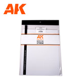 Textured Styrene Sheet - Square Pavement Brick Small - 245 x 195mm x 1 Unit LTG AK-6580