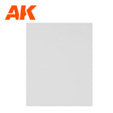 Textured Acrylic Sheet - Transparent Fine Water - 245 x 195mm x 1 Unit LTG AK-6582