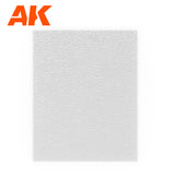 Textured Acrylic Sheet - Transparent Still Water - 245 x 195mm x 1 Unit LTG AK-6583