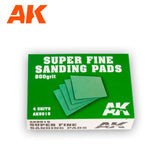 Super Fine Sanding Pads 800 grit. 4 units LTG AK-9019