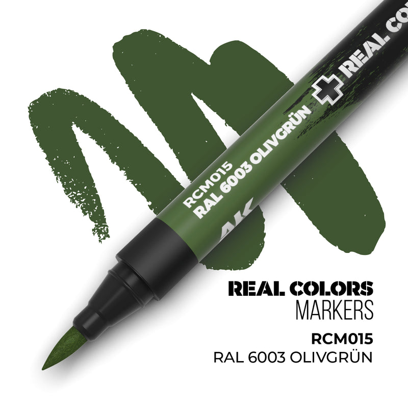 Real Colors Markers: RAL 6003 Olivgrun LTG AK-RCM015