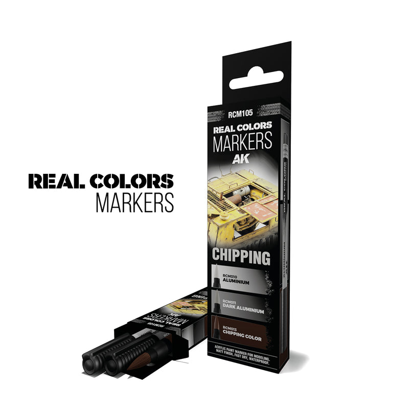 Real Colors Markers: Chipping - Real Colors Marker Set LTG AK-RCM105