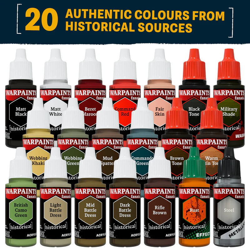 Warpaints Fanatic: Historical - WWII British Paint Set LTG ARMYP-WP8084