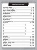 Transformers RPG: Character Sheet Journal RGS 01101