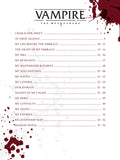 Vampire: The Masquerade 5th Edition RPG - Character Journal RGS 01103