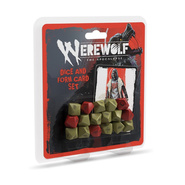 Werewolf: The Apocalypse 5th Edition RPG - Dice and Form Card Set RGS 02592