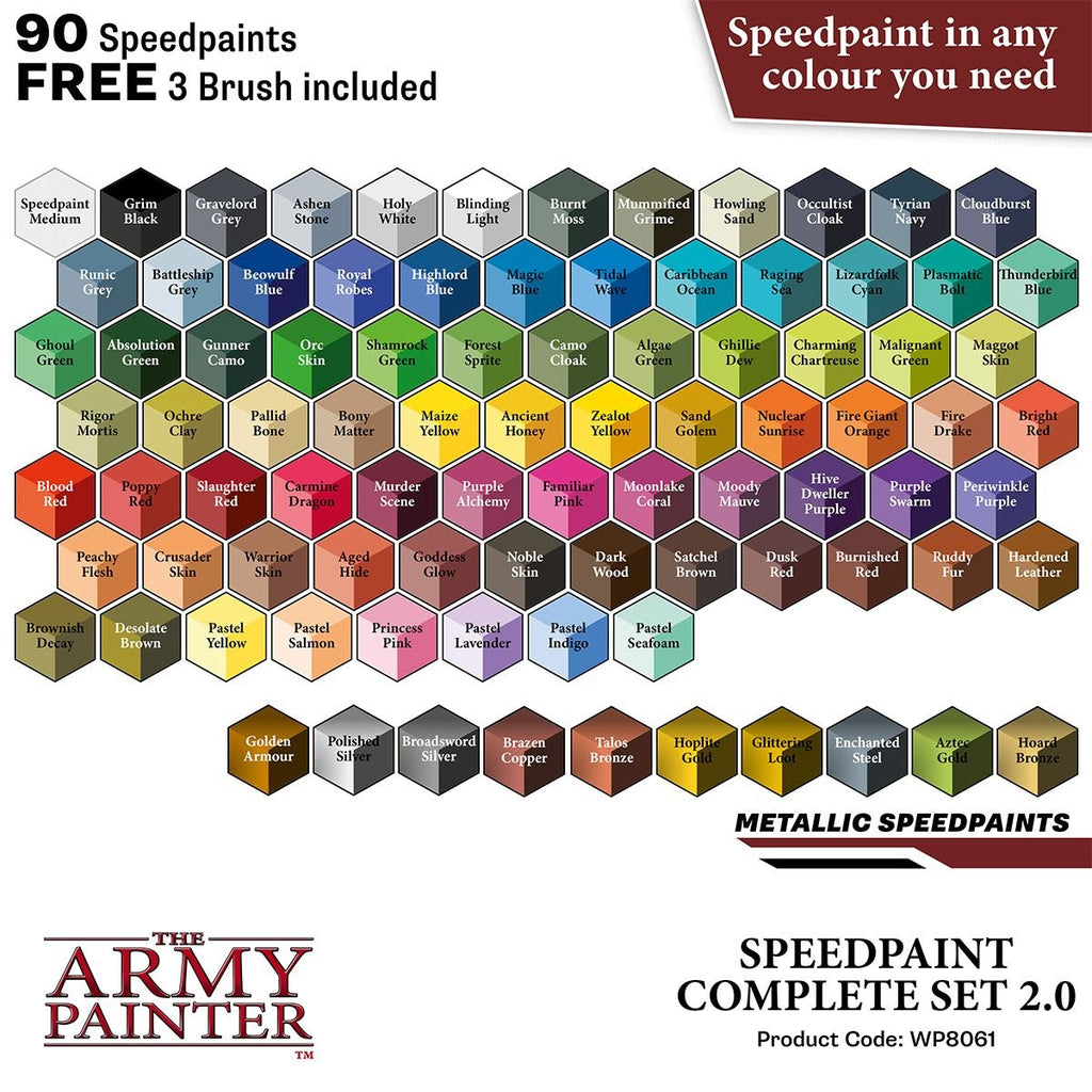 The Army Painter Paint Set - Miniature Painting Kit with 100 Rustproof  Mixing