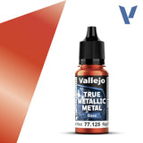 True Metallic Metal: Base - Forged Red (18ml) VAL 77125