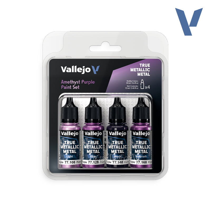 True Metallic Metal: Amethyst Purple Paint Set (18ml) VAL 77255