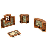 WarLock Tiles - WizKids 4D Settings: Expansion Pack - 1 in Town & Village Angles & Curves WZK 16532