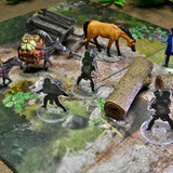 WarLock Tiles - WizKids 4D Settings: Encounter in a Box - Wagon Ambush WZK 76500