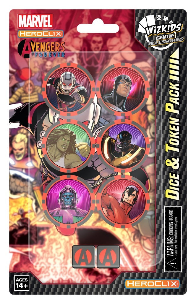 Marvel HeroClix: Avengers Forever Dice & Token Pack Ant-Man WZK 84857