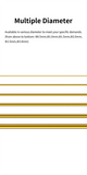 DSPIAE Brass Bars For Modeling 3.0mm (5pcs)
