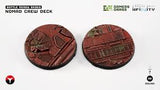 Gamers Grass Battle Ready Bases - Nomad Crew Deck - Round 55mm (2x) (Designed for Infinity)