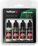 Vallejo Game Color Set: Green 4x18ml
