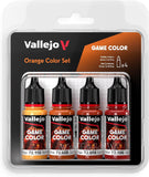 Vallejo Game Color Set: Orange 4x18ml