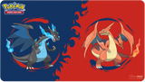 UP PLAYMAT POKEMON MEGA CHARIZARD X & MEGA CHARIZARD Y (12)