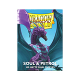 DRAGON SHIELD SLEEVES MATTE DUAL SOUL AND PETROL 100CT (50)