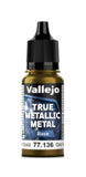 True Metallic Metal: Base- Greenish Gold, 18 ml.