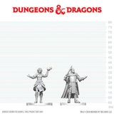 DND NOLZUR'S MARVELOUS UNPAINTED MINIATURES: W29 KNIGHT N MAGE APPRENTICE (144)