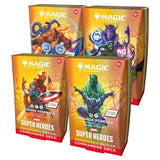 MTG MARVEL SUPER HEROES COLLECTOR COMMANDER DECK- SET OF 4