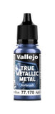 True Metallic Metal: Airbrush- Ultramarine Blue, 18 ml.