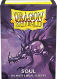 DRAGON SHIELD 100CT BOX DUAL MATTE SOUL PURPLE