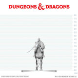 DND NOLZUR'S MARVELOUS UNPAINTED MINIATURES: W29 NIMBLEWRIGHT STEED WITH RIDER (72)
