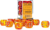 GEMINI 12D6 TRANSLUCENT RED-YELLOW/GOLD 16MM