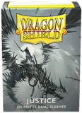 DRAGON SHIELD 100CT BOX DUAL MATTE JUSTICE