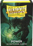 DRAGON SHIELD 100CT BOX DUAL MATTE POWER GREEN