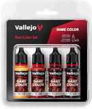 Vallejo Game Color Set: Red 4x18ml