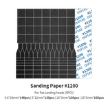 DSPIAE SP-ES12 Sanding Paper for Flat Reciprocating Sanding Head#1200