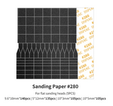 DSPIAE SP-ES02 Sanding Paper for Flat Reciprocating Sanding Head#280