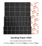 DSPIAE MSP-ES04 Sanding Paper for Arc Reciprocating Sanding Head#400