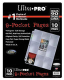 9-Pocket Platinum Page for Standard Size Cards (10-Pack)